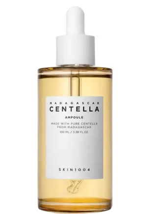 Madagascar Centella Asiatica Ampoule Facial Serum (3.38 fl.oz) - 100% Centella Asiatica Extract - for soothing and acne-prone skin 