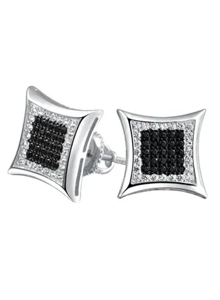 Kite Design Sterling Silver Earrings 