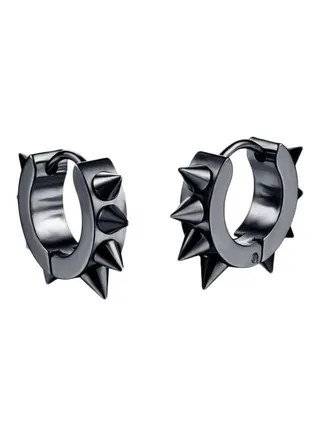 Stainless Steel Hoop Earrings 