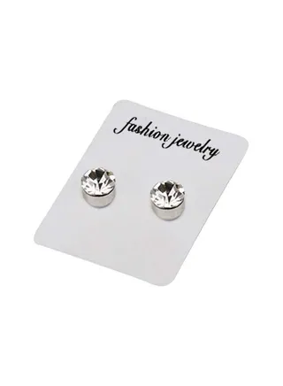 Stone Studded Magnetic Stud Earrings 