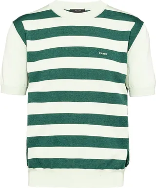 striped crew-neck T-shirt