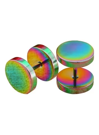 Punk Round Dumbbells Ear Bone Nail 