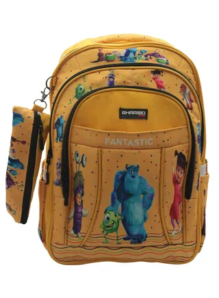 School backpack model 19 Monsters Inc 