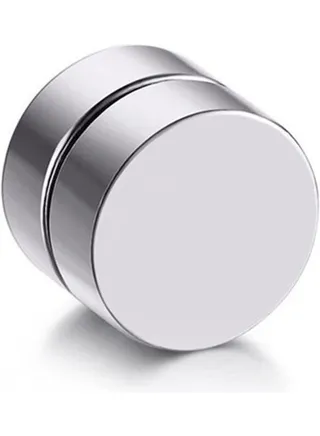 Men Magnet Ear Stud Non Piercing Clip Earrings 