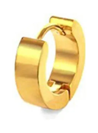 Plated Huggie Hoops 
