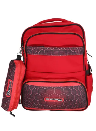School backpack model 15 beehives 