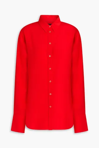Silk crepe de chine shirt