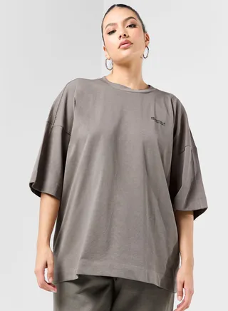 Exaggerated Space Printed T-Shirt
