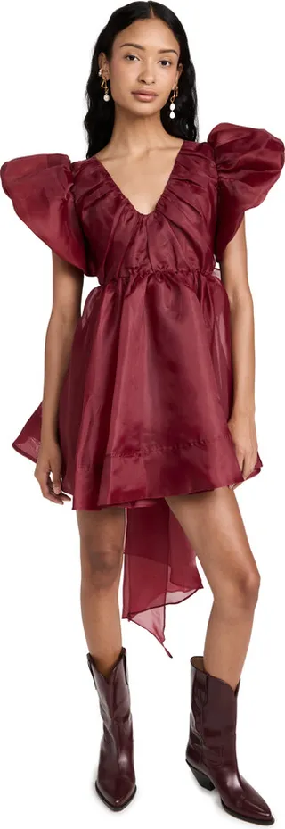 Aje Gretta Organza Mini Dress