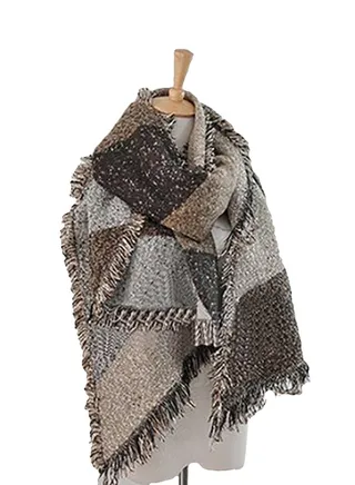 Cashmere Shawl Coffee 