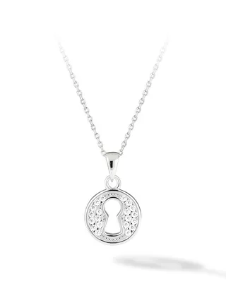 AWNL Women's Necklace Sterling Silver with 18k Gold or White Gold Plated,Gift for Women，Girlfriend 