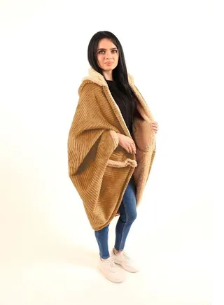 Fashion Women Winter Fur Sweater Shawl 
