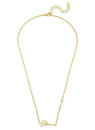 POLICE - Necklace For Women Gold Plating With Police Script - PEJLN0002602 
