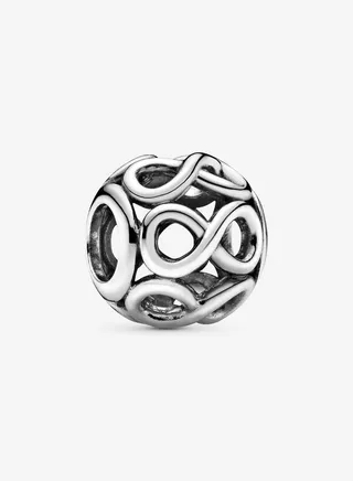Infinite Shine Sterling Silver Charm for Pandora Moments Women's Bracelet 791872 