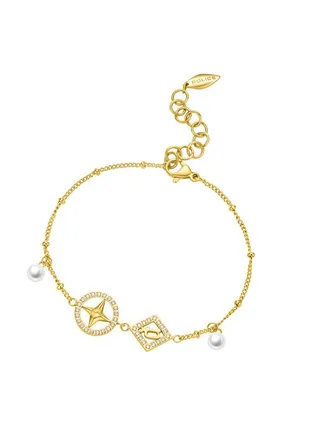 POLICE - Sheeny Bracelet for Women Gold Plating with Pearls - PEJLB0002105 