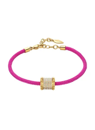 POLICE - Barrel Bracelet for Women Gold Plating with crystals - PEJLB0001406 
