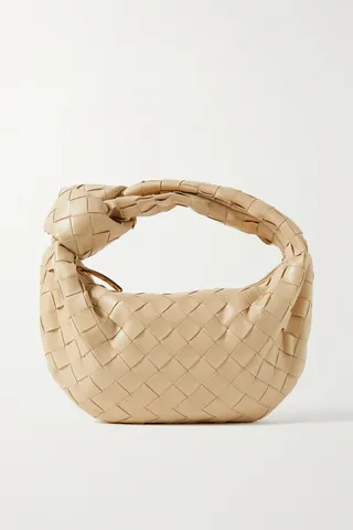 Bottega Veneta - Jodie Mini Knotted Intrecciato Leather Tote - Neutrals