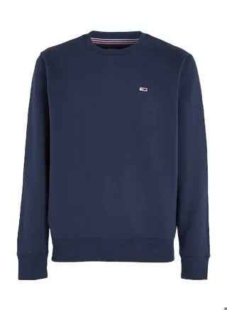 Men's Flag Patch Fleece Sweatshirt, Navy 
