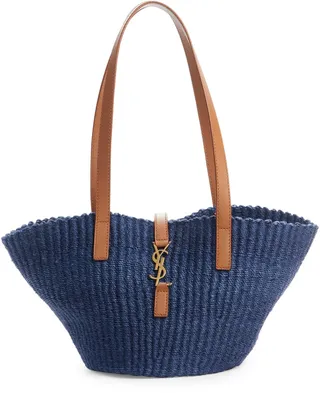 Medium Panier Raffia Tote