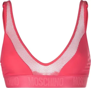 Logo-Underband Bikini Top