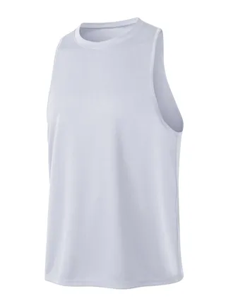 Men Quick Dry Breathable Elastic Vest White 