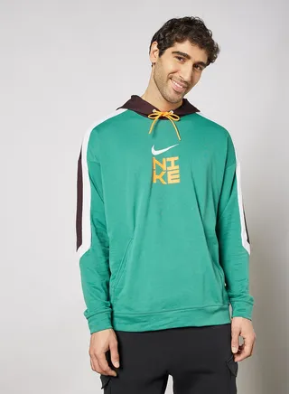 Dri-FIT Sport Clash Fleece Training Hoodie Green 