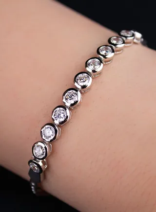 zircon Half Tennis Bracelet 