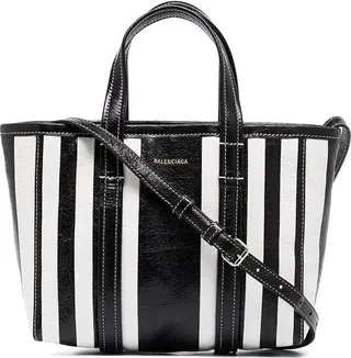 small Barbes East-West striped shopper tote