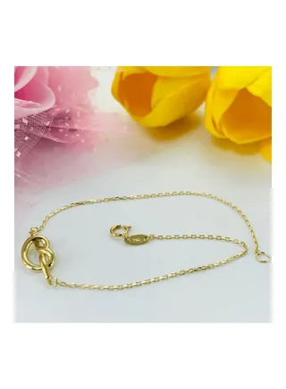 18 Karat Gold Knot Bracelet 