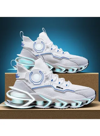 New High Top Comfortable and Breathable Basketball Shoe 
