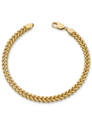 Gold Wheat Bracelet 18KT 