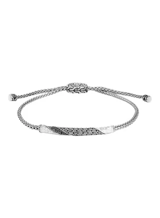 Classic Chain Sterling Silver Sapphire and Spinel Bracelet for Women One Size 