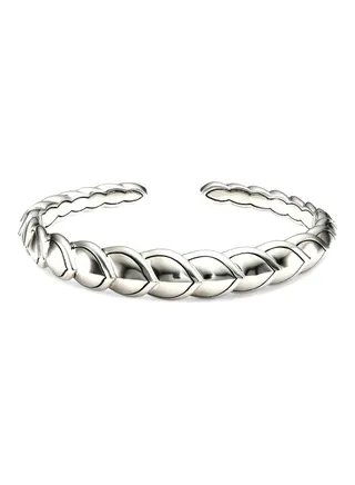 Legends Naga Silver Small Flex Cuff Bracelet for Women One Size 