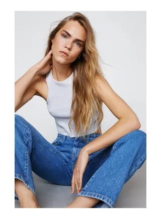 Organic Cotton Boyfriend Denim Jeans 