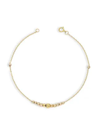 Gold Beads Bracelet 21KT - FKJBRL21KU6021 