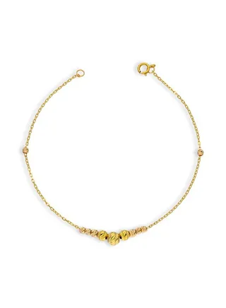 Gold Beads Bracelet 21KT - FKJBRL21KU6039 