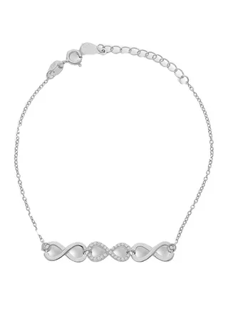 Stylish Italian Silver Bracelet 