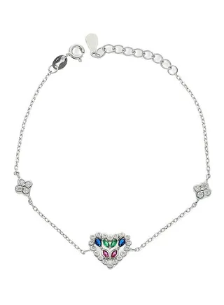 Stylish Italian Silver Bracelet 