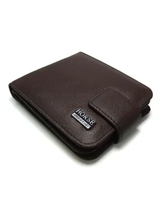 Genuine Imperial Horse Mens Leather Wallet Brown 