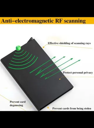 RFID blocking protective metallic credit card holder wallet 