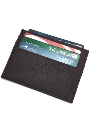 small leather light easy portable cards holder wallet 
