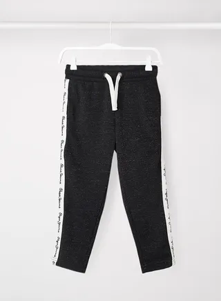 Kids/Teen Logo Tape Sweatpants Black 