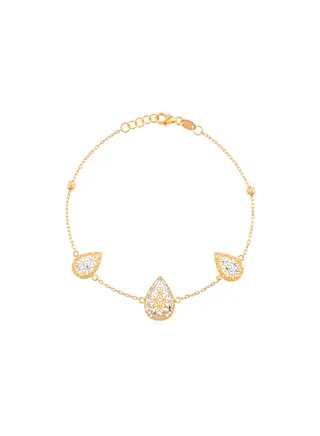 A Dazzling 22kt Gold Bracelet Awaited by Royalty 