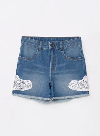 Girl Jean Shorts 
