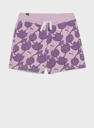 Kids Essential Blossom Printed Shorts 
