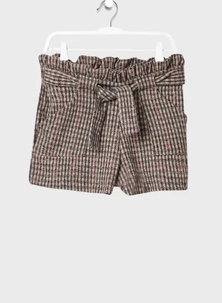 Infant Checked Shorts 
