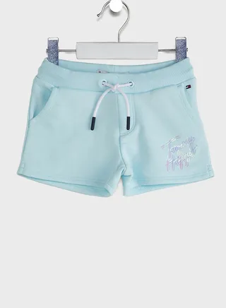 Teen Cool Logo Print Sweat Shorts 