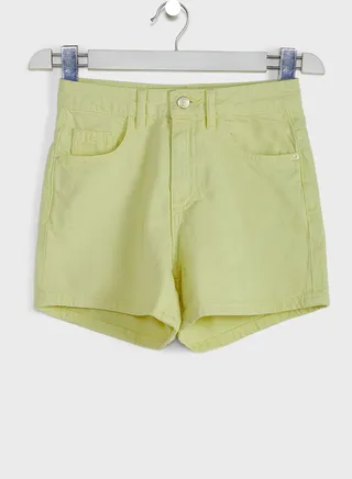 Kids Frayed Hem Denim Shorts 