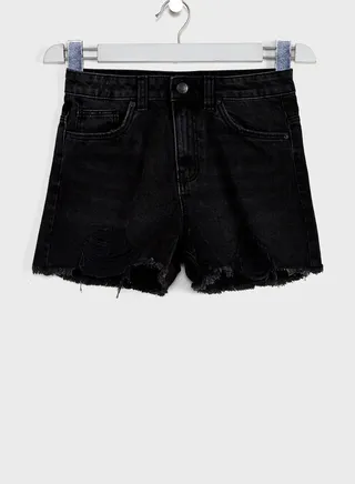 Kids Ripped Denim Shorts 