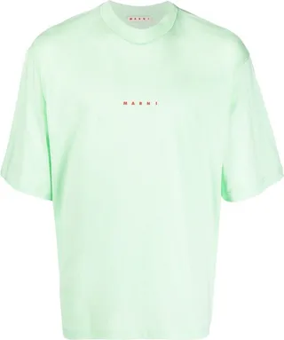 logo-print cotton T-shirt
